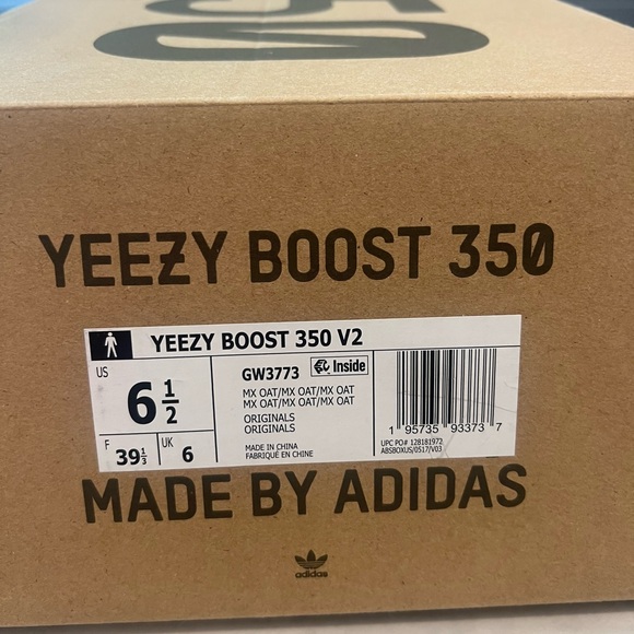 YEEZY BOOST 350 V2 Oat Mx Size 6.5 - Picture 2 of 3
